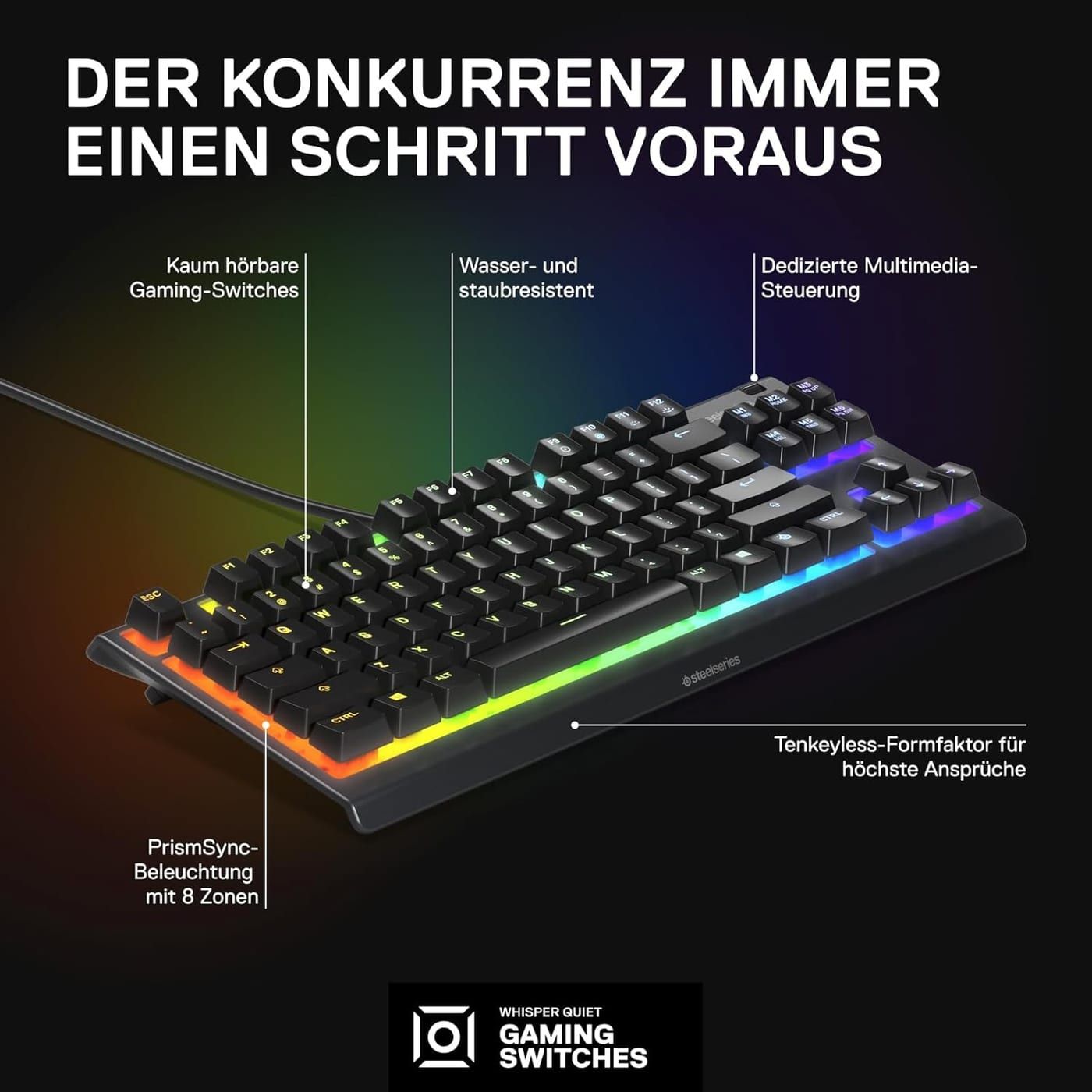 SteelSeries Apex 3 TKL — Herstelleransicht 3 von 4